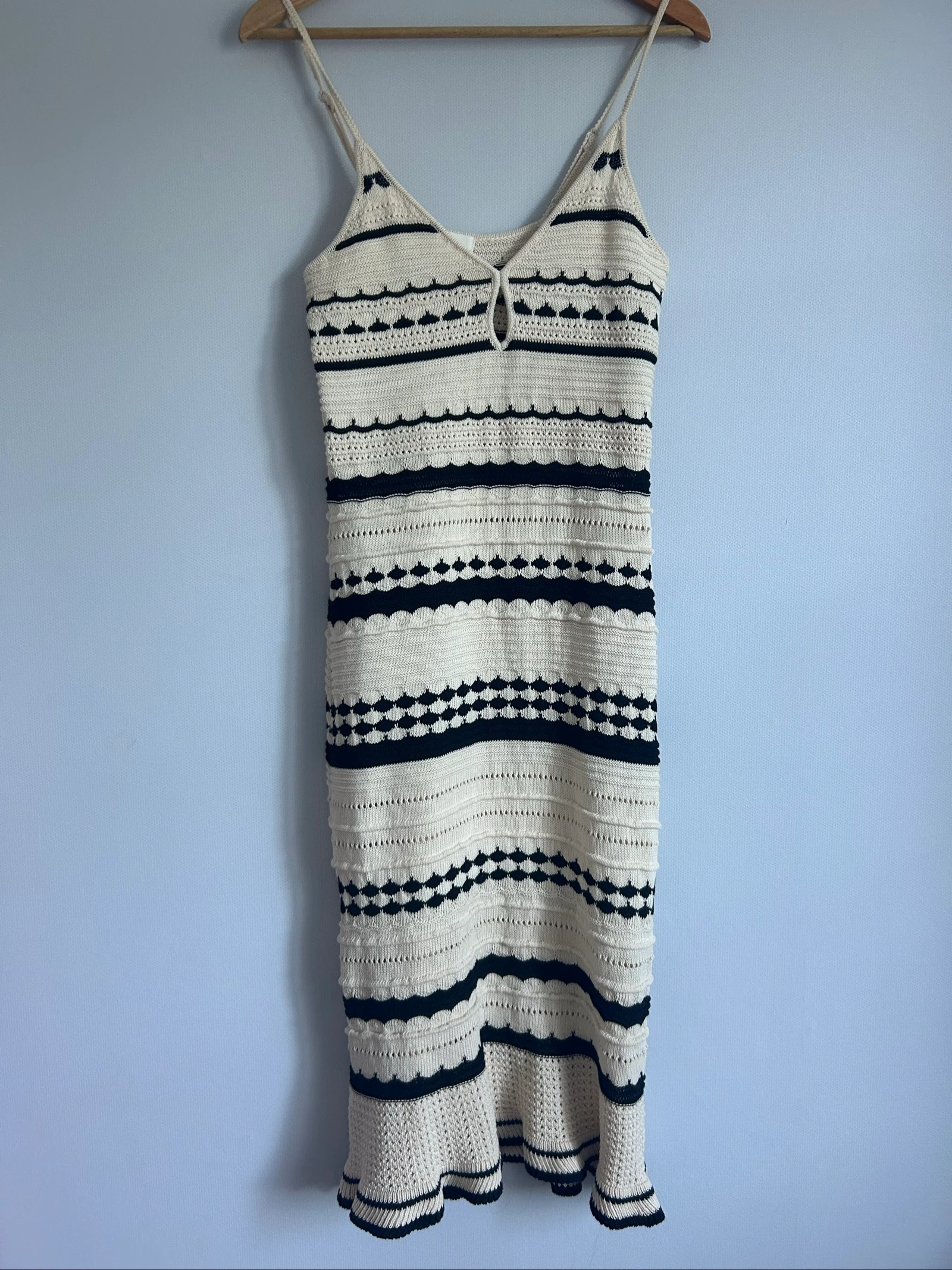 Robe de plage longue en maille – Parfaite pour le coucher du soleil ! Taille M/L